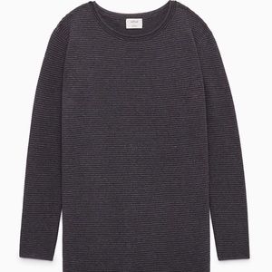 Aritzia Wilfred Campanule dress XXS 2XS Sweater dress Cashmere Silk **Black**